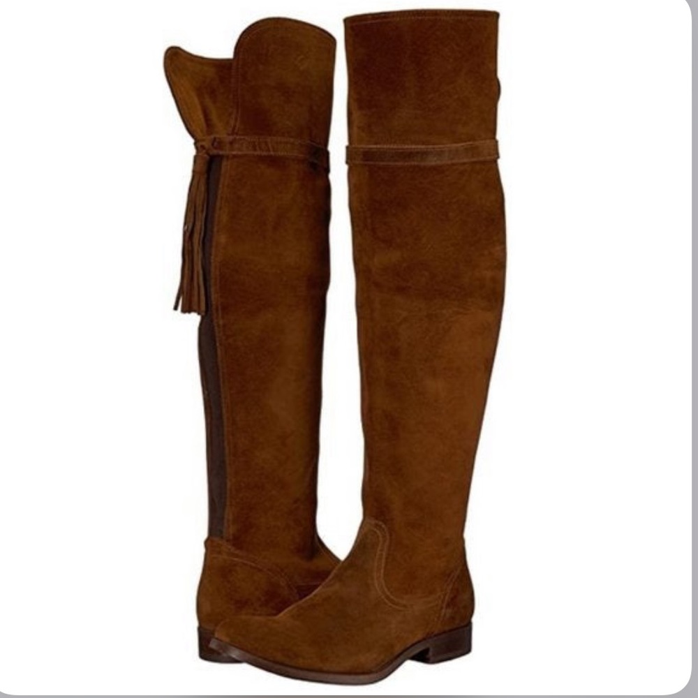 Frye Molly Tassle Over the Knee Boot